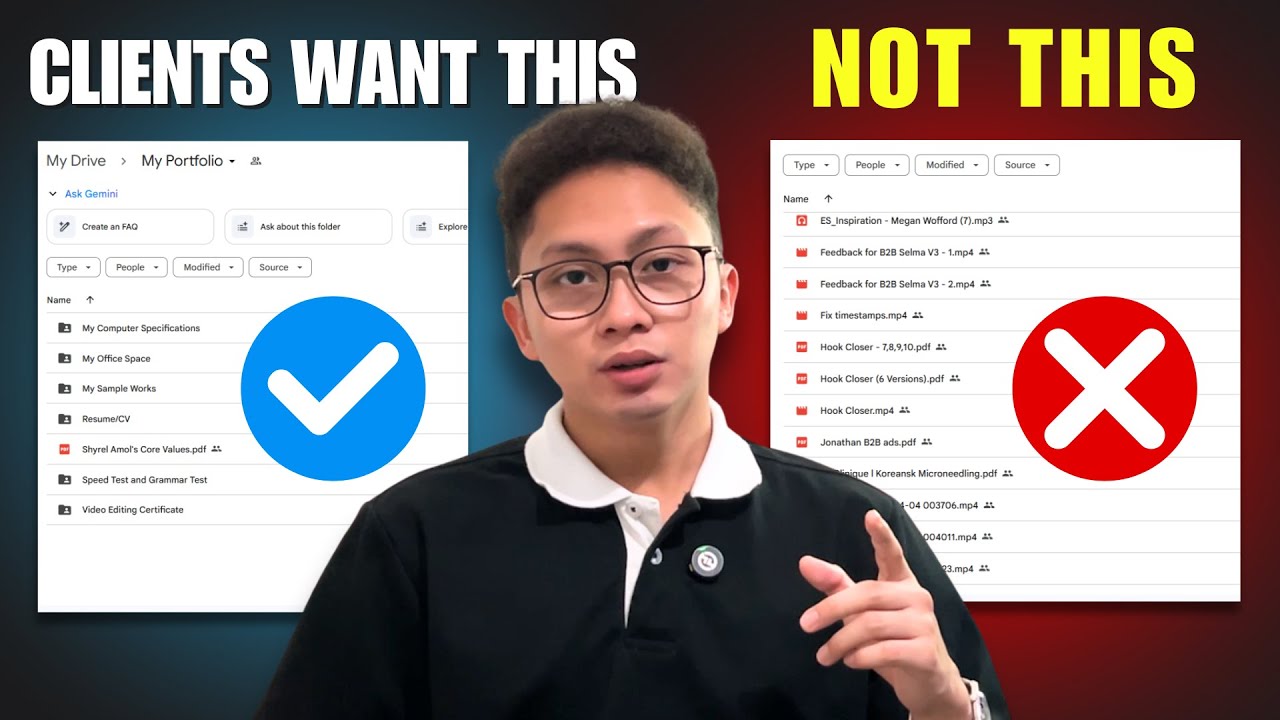 How I Organize My Google Drive Portfolio to Get More Clients