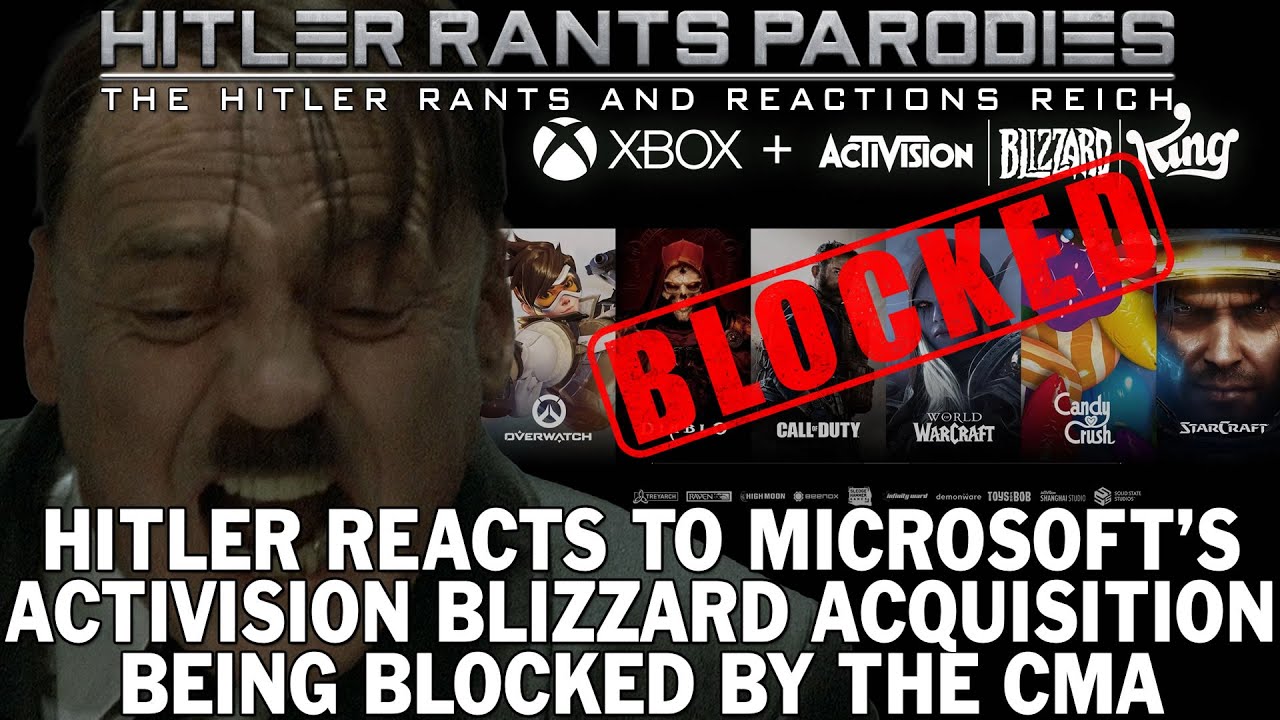 Hitler reacts to Microsoft's Activision Blizzard acquisition being blocked