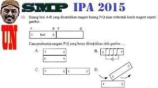 Batang besi a-b yang disentuhkan magnet p-q akan terbentuk krxub
magret seperti gambar.