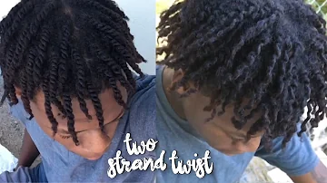 NATURAL HAIR TWO-STRAND TWIST & TWIST-OUT | TUTORIAL ( EASY )