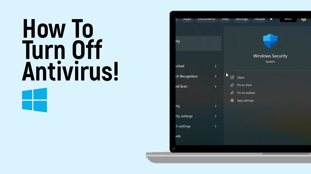 How to Turn Off Antivirus on Windows 11 [easy] - YouTube