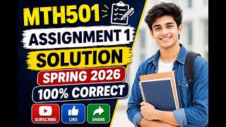Mth501 Assignment 1 | Math Assignment 1 Solution Spring 2026