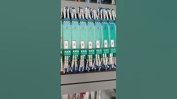 PLC control wiring in panel board #panel #electrical #shorts #electrician