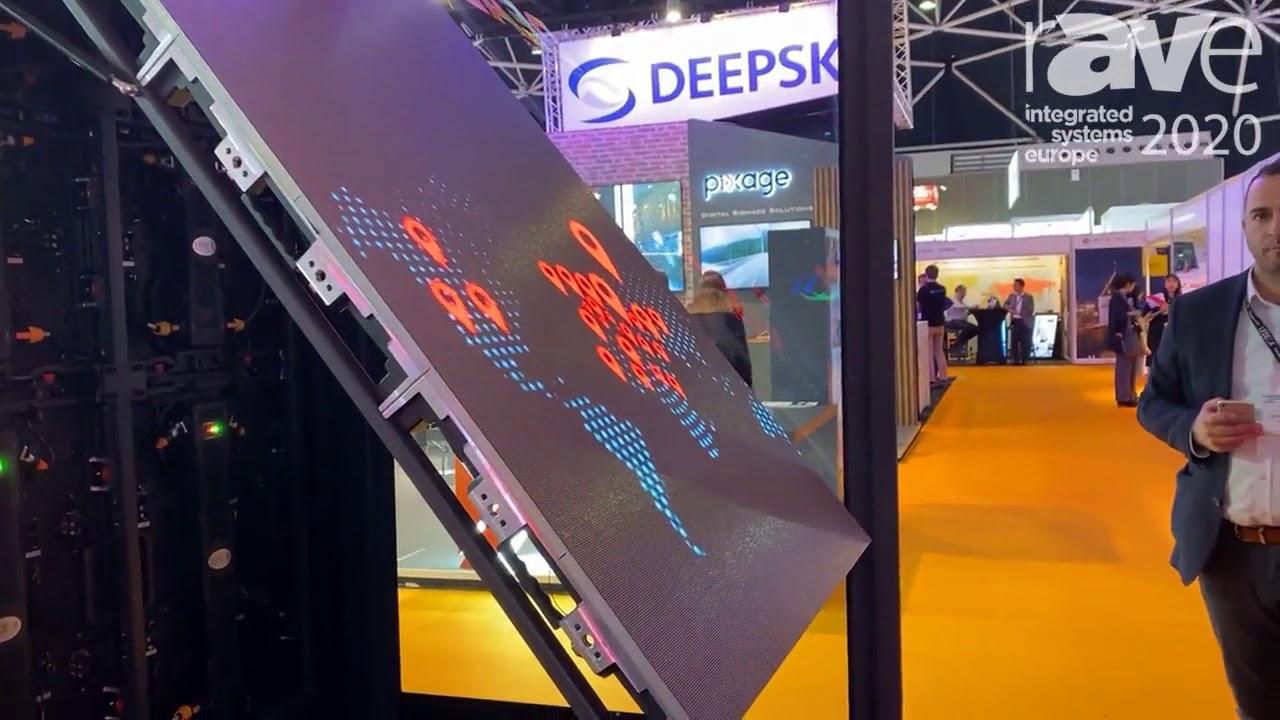 ISE 2020: LEDECA Exhibits LDSOSP03.9ST, LED Screen for Outdoor Digital Signage and OOH