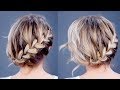 French Braid Updo Hairstyles