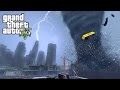 INSANE TORNADO DESTROYS LOS SANTOS - GTA 5 END OF LOS SANTOS MOD