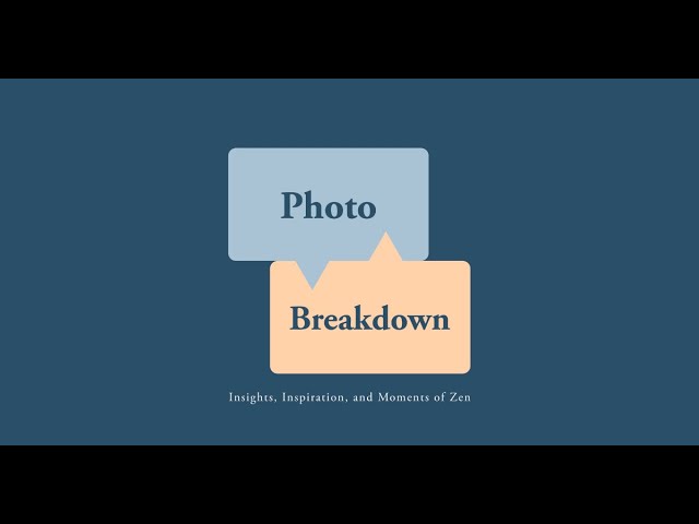 Photo Breakdown, Episode 8 with Scott Diussa | Sco...