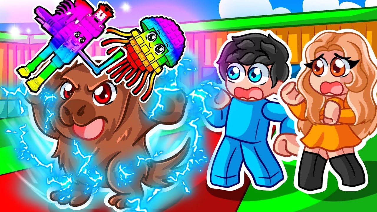 Hice Trampas como CAPIBARA para Robar Brainrots en Roblox!