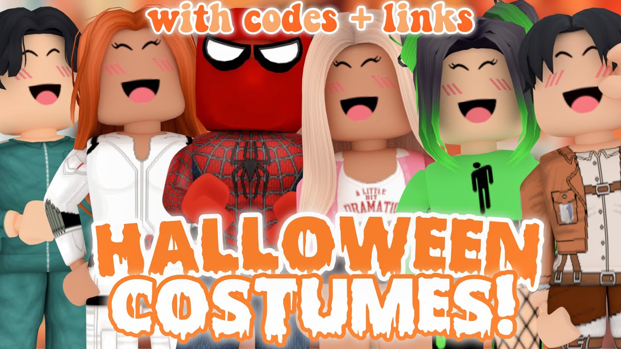 10 Roblox Halloween Costumes! *WITH CODES + LINKS* 🎃 - YouTube