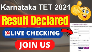 Karnataka TET 2021 Result (Declared) - Check Your Karnataka TET 2021 Result Here