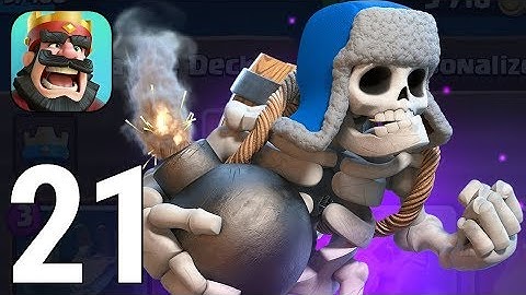 Clash Royale Gameplay Walkthrough Part 21 - Giant Skeleton Deck Win Streak [iOS/Android Games]