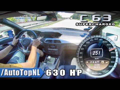 630HP C63 AMG SUPERCHARGED Elmerhaus on AUTOBAHN by AutoTopNL