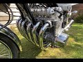 Kawasaki Z1B Six Cylinder -  First start,  Ride,  Carburettor Fettle and Tips