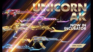 Unicorn Ak - New Skin In Incubator Garena Free Fire Battlegrounds