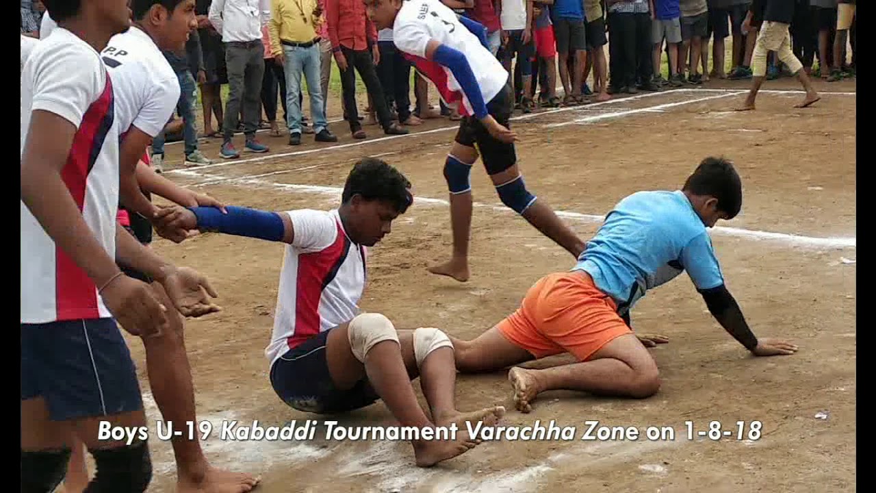 Boys Under 19 Kabaddi Tournament Varachha Zone YouTube