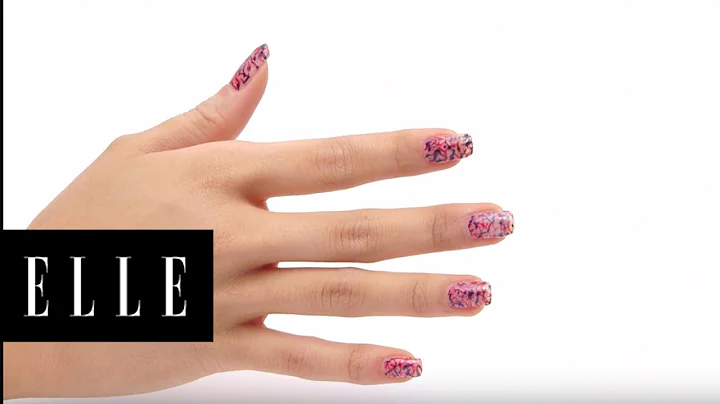 Jackson Pollock Inspired Nail Designs | ELLE
