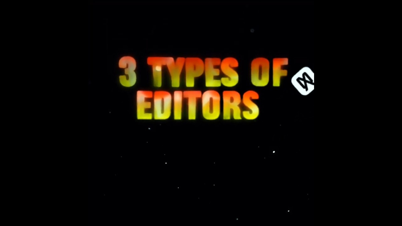 there are 3 types of editors 💀🥀#anime #indirectlypromoyh