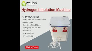 Wellon Hydrogen Inhalation Machine 300 ml/min