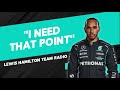 Lewis Hamilton "need that 1 point" | Monaco GP Team Radio