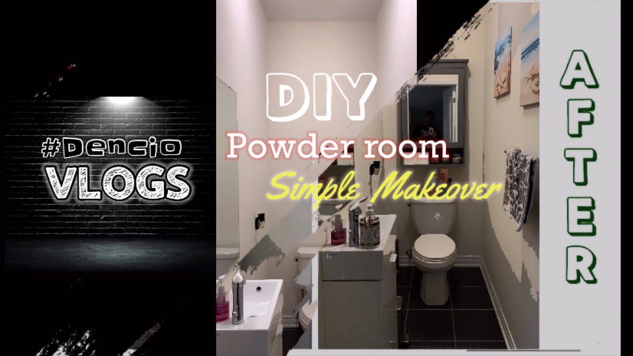 How to make your Powder Room look nice and organize. (Do it yoursel ...