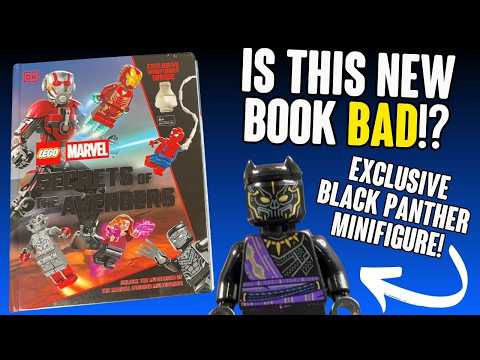 Exclusive T'CHAKA BLACK PANTHER Minifig: LEGO Marvel "Secrets of the Avengers" BOOK REVIEW