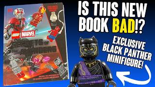 Exclusive TCHAKA BLACK PANTHER Minifig: LEGO Marvel Secrets of the Avengers BOOK REVIEW