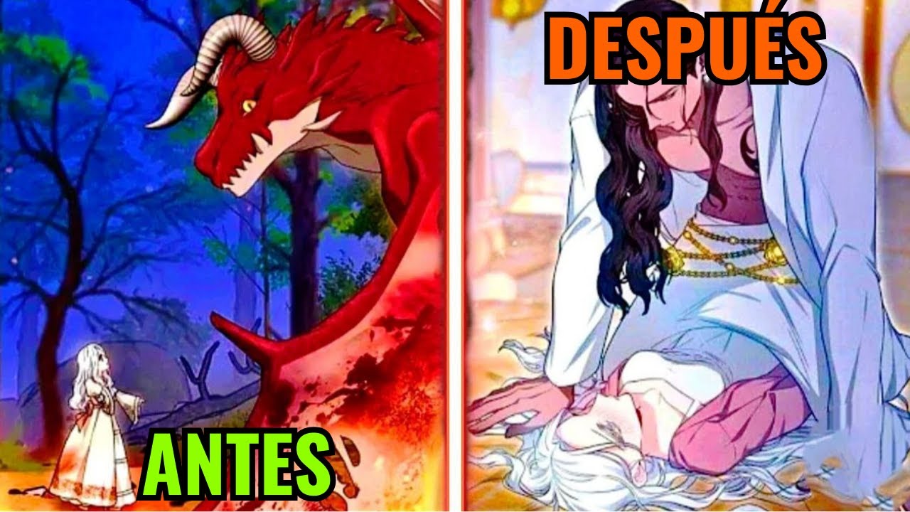 🐉 ELLA iba por el BOSQUE y se HIZO NOVIA de un DRAGON// MANHWA RESUMIDO