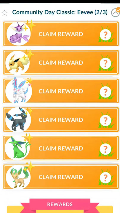 OMG! Got All Eevee's Evolution In Single Research! But shiny? #shorts #eevee #rare #evolution #game