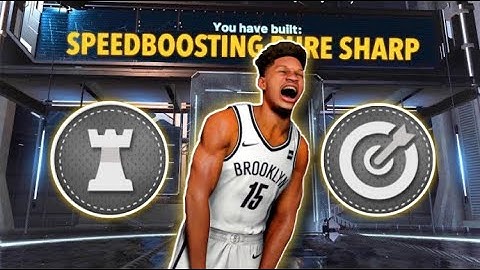 *NEW* SPEED BOOSTING SHARP SHOOTER BUILD ON NBA 2K21! BEST POINT GUARD BUILD!