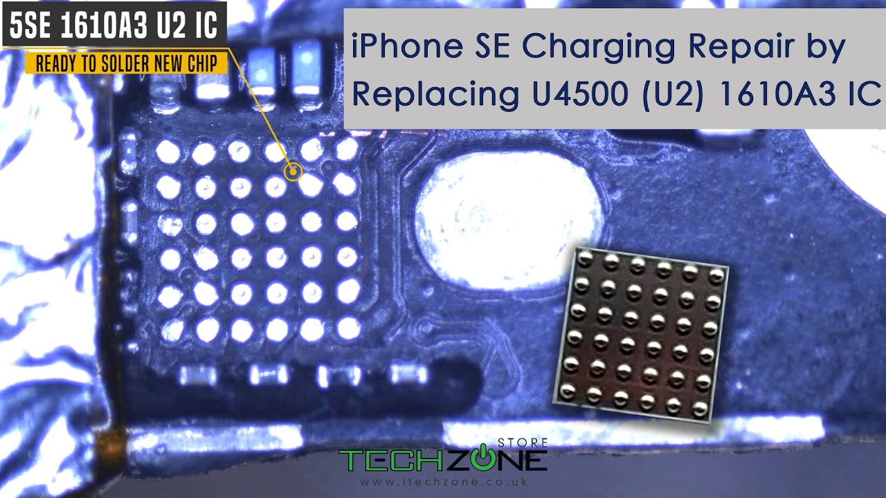 iPhone SE U4500 U2 Tristar USB Charging IC Easy Removal