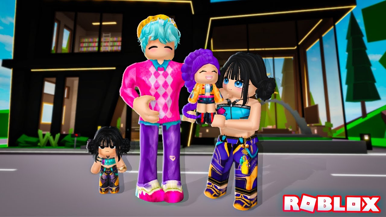 BÉBÉ RUMI ADOPTÉE PAR LES PARENTS DE BÉBÉ ZOÉ DANS ROBLOX BROOKHAVEN RP