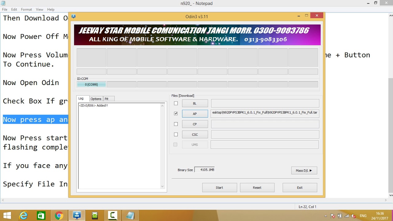 Samsung SM N920P Full fix Rom