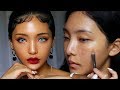 [ENG CC👀] 물광 윤광 뺌!! 레드립 메이크업 💄( 베이비헤어 방법) 로드샵 27