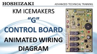 Hoshizaki KM Icemaker - G Control Board - Animated Wiring Diagram