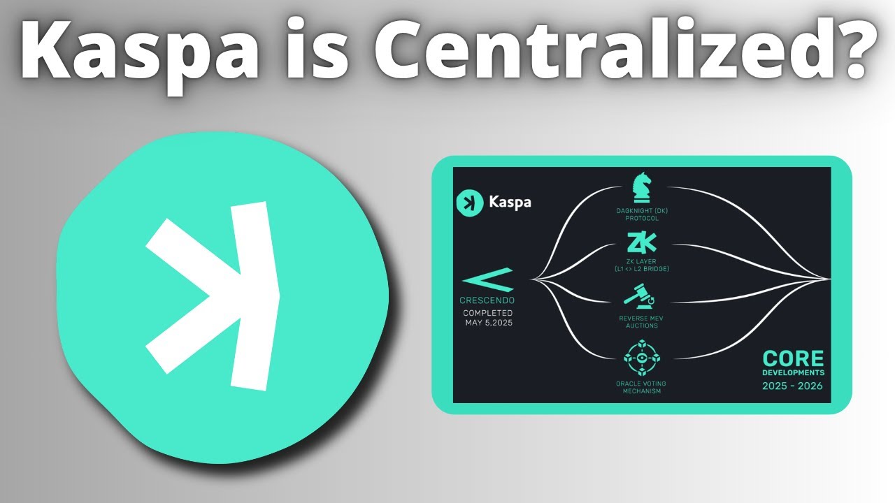 Does Kaspa Having A Roadmap Make It Centralized? (Responding To Bitcoin  University)