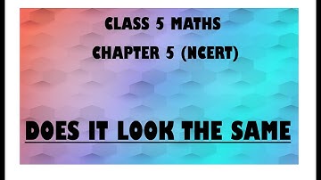 NCERT Class 5 Maths Chapter 5 