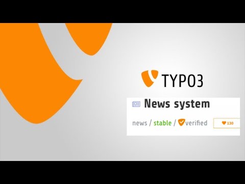 TYPO3 News Extension Tutorial - Installation & Configuration & TypoScript (Extend View)