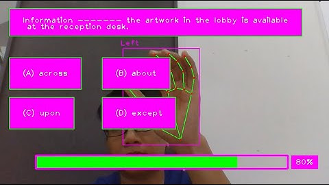 Virtual Quiz Game bằng Python & OpenCV