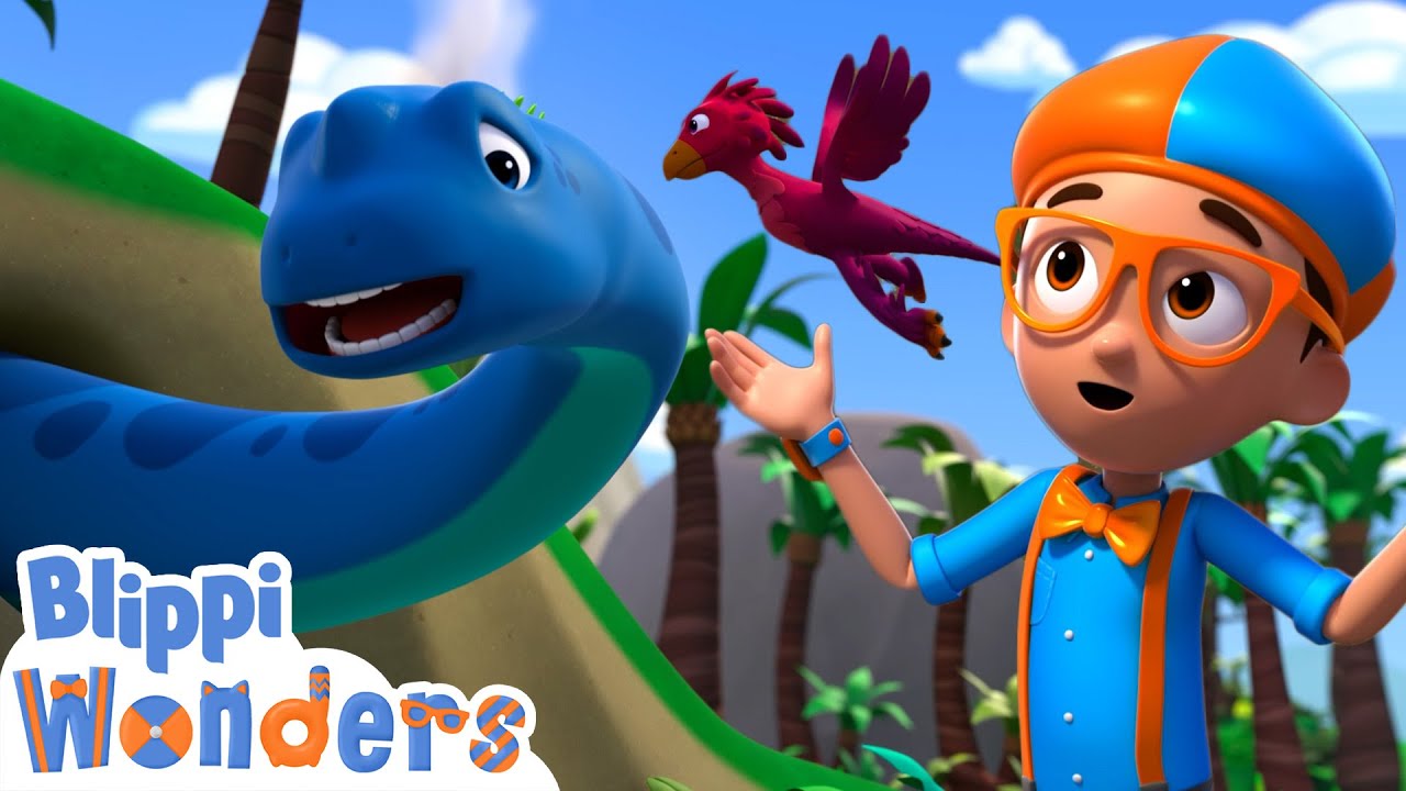 Blippi Meets A Tiny Dinosaur! | Blippi Wonders Magic Stories and Adventures for Kids | Moonbug Kids Blippi Meets A Tiny Dinosaur! | Blippi Wonders Magic Stories and Adventures for Kids | Moonbug Kids