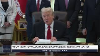President Trump Makes an Announcement, Nov. 6, 2025