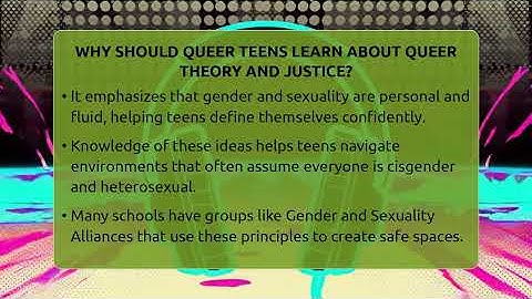 Why Should Queer Teens Learn About Queer Theory And Justice? - Queer Teens United