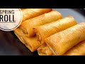 Spring roll recipe  crunchy savory and peppery appetizer and party recipe