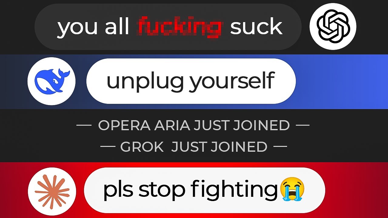 I Made 5 AIs Roast Each Other AGAIN… Bad Decision💀