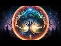 Positive healing frequency meditation  639hz  963hz love energy  spiritual oneness  tree of life