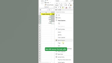 Cara merubah angka desimal menjadi pecahan di excel #excel #exceltips #exceltrick #exceltutorial