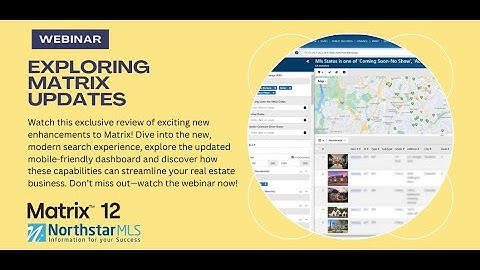 August Webinar: Exploring Matrix Updates