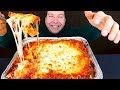 Big Cheesy Lasagna Feast • 4,218 Calories • MUKBANG