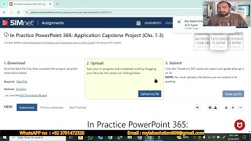 In Practice PowerPoint 365: Application Capstone Project (Chs. 1-3) | Application Capstone Project