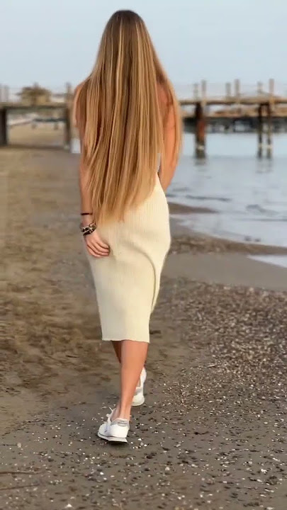 #sea #summer #sunset #dress #longhair