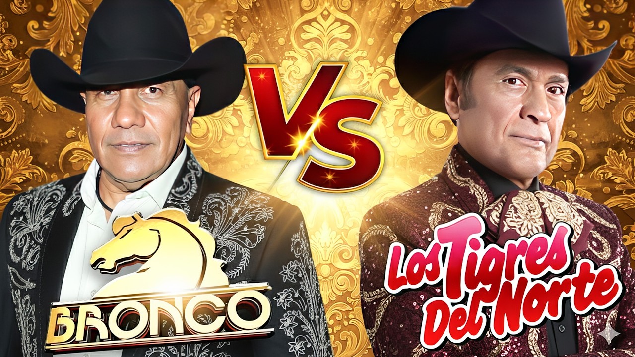BRONCO y TIGRES DEL NORTE SUS MEJORES EXITOS - LAS 40 MEJORES CANCIONES ROMÁNTICAS